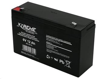 Baterie olověná 6V / 12Ah Xtreme 82-201 / Enerwell gelový akumulátor