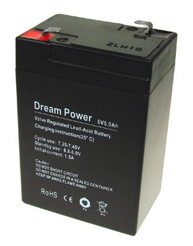 Baterie olověná 6V / 5,0Ah Dream Power gelový akumulátor