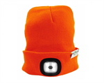 Čepice s čelovkou USB LTC 22220, Oranžová