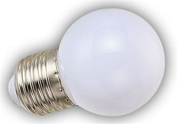 LED žárovka E27 B45 8 SMD 3W, neutrální