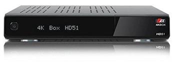 OPTICUM AX 4K UHD HD51, Linux, Combo DVB-S2X+T2/C