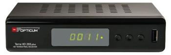 OPTICUM DVB-T2 TERRA HD265 PLUS USB HEVC LAN
