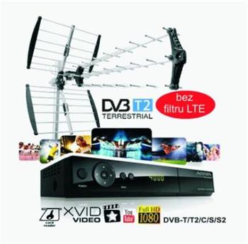 Zvýhodněný set DVB-T2 : Combo ARIVA 153 + anténa D
