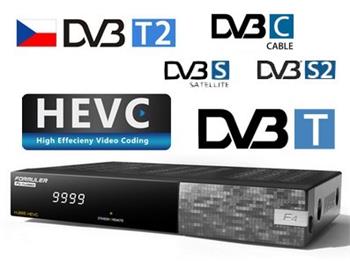 "BAZAR" FORMULER F4 TURBO Combo HEVC H.265, DVB-S