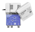 ALCAD AI-270 zesilovač,1 vstup TV, 2 výstupy, LTE