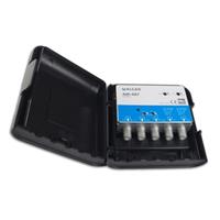 ALCAD AM-487 zosilňovač, 4 vstupy, FM-BIII/DAB-UHF-UHF, LTE700