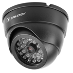 Atrapa kamery Cabletech DK-3, čierna, LED dióda, DOME URZ0991