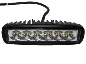 Automobilový LED reflektor 6*3W IP68