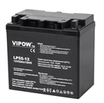 Batéria olovená 12V/55Ah VIPOW BAT0223 gélový akumulátor