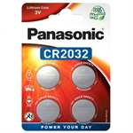 Batéria PANASONIC CR2032, 3V Lítium, balenie 4ks