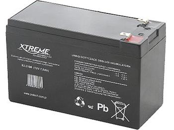 Baterie olověná 12V / 7,5Ah Xtreme 82-219 gelový akumulátor