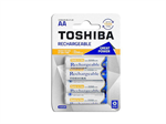Baterie TOSHIBA NiMh R06/2250mAh dobíjecí blistr 4ks