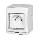 Chytrá zásuvka s TUYA ORNO OR-SH-17405 Smart Home, IP55, na omietku
