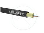DROP1000 kabel Solarix 04vl 9/125 3,6mm LSOH Eca černý 500m SXKO-DROP-4-OS-LSOH