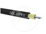 DROP1000 kábel Solarix 12vl 9/125 3,8mm LSOH Eca čierny 500m SXKO-DROP-12-OS-LSOH