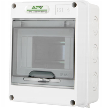 Elektroinstalační rozvaděč Adelid APV-RH-04, 1x4M IP65, IK08