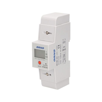 Elektroměr digitální na DIN lištu ORNO OR-WE-503, 80A, jednofázový, DIN TH-35mm
