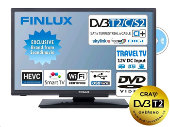Finlux LED TV 24FDM5660 DVB S2/T2/C, HEVC