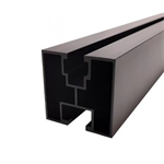 FVE ČIERNY Hliníkový montážny H profil 40x40mm, 3,3m, dĺžka 3300mm pre M10 hlavu 
