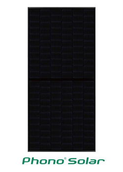 FVE Fotovoltaický solární panel PhonoSolar PS405M4-22/WH(30mm)BB 1000V, 405W, Mo