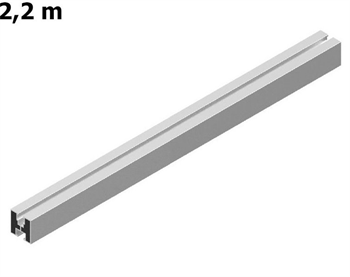 FVE Hliníkový montážní H profil 40x40mm, 2,2m, délka 2200m pro kladívkový šroub