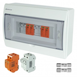 FVE rozvádzač DC 1000V, 12M, 2x prep. ochrana, 2x poistkový modul
