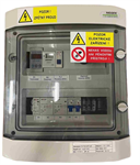 FVE SAPRO-FVE-TUV01A Rozvádzač pre automatické riadenie ohrevu TÚV medzi FVE a sieťou 230V
