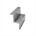 FVE úchyt krajný &quot;Z&quot; Z-40 40mm pre fotovoltaický panel, strieborný