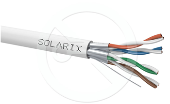 Instalační kabel Solarix CAT6A STP LSOH Dca-s1,d2,a1 650 MHz