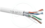 Instalační kabel Solarix CAT6A STP LSOH Dca-s1,d2,a1 650 MHz 500m/cívka SXKD-6A-STP-LSO