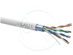 Inštalačný kábel Solarix licna CAT5E FTP PVC sivý 305m/box SXKL-5E-FTP-PVC-GY