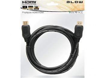 Kabel HDMI - HDMI 3m 1.4 ethernet AL/Mg , GOLD, zá