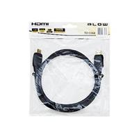 Kabel HDMI - HDMI 5m 1.4 ethernet AL/Mg , GOLD , závěska