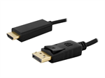 Kabel LTC HDMI-DISPLAYPORT 1,8m černý