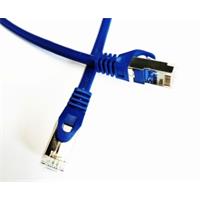 Kábel Patch FTP 6A RJ45/568B, 26AWG 0,5m modrý