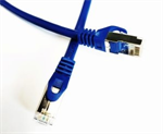 Kabel Patch FTP 6A RJ45/568B, 26AWG 0,7m modrý