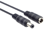 Kábel pre kamery, predlžovací kábel napájania 5,5/2,1mm, 3m
