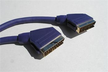 Kabel SCART-SCART 0,7m HGS NB