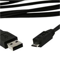 Kábel USB 2.0 A/B micro 0,5m čierny