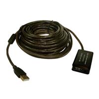 Kabel USB 2.0 s aktivním napájením 10 m + HUB 4USB