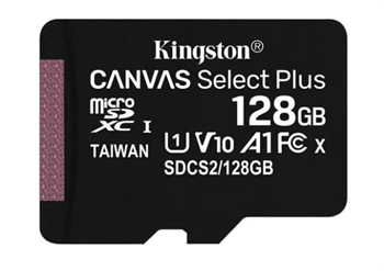 Kingston 128GB microSDXC Canvas Select Plus A1 CL10 100MB/s bez adapteru
