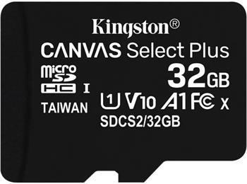 Kingston 32GB microSDHC Canvas Select Plus A1