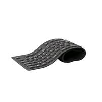 Klávesnica C-TECH FK-01 gélová, flexibilná, čierna, USB, CZ/SK