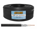 Koaxialní kabel Lexton LXK506CU RG58, 5mm, 50 Ohm, 100m, černý