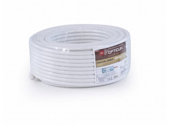 Koaxiální kabel OPTICUM RG6 AX2S-48, 25m, manžeta