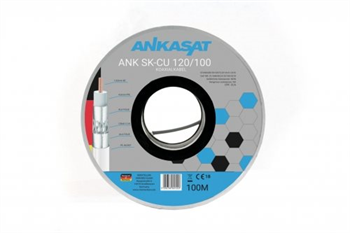 Koaxiální kabel Profi ANKASAT ANK SK-CU, 120/100m,