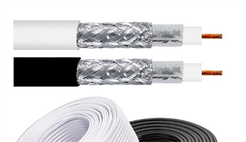 Koaxiální kabel RG-59U/48FA 305m PVC 6mm bílý cívk