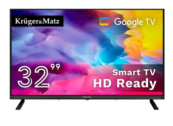 Kruger&Matz KM0232-SA LED TV 32" HD DVB-T2 H.265 HEVC GoogleTV