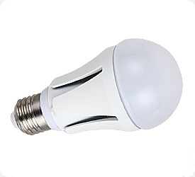LED žárovka E27 A60 12 SMD 5,5W, teplá bílá