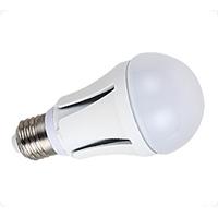 LED žárovka E27 A60 12 SMD 5,5W, teplá bílá